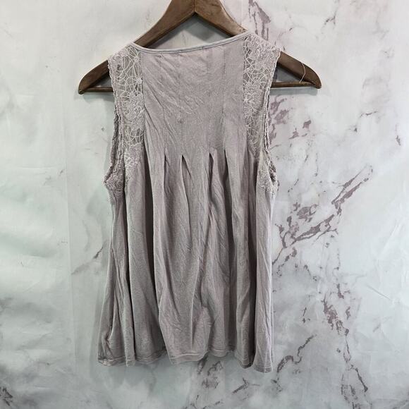 Anthropologie Top Womens Medium Purple Tank Lavender Meadow Rue - Picture 6 of 11